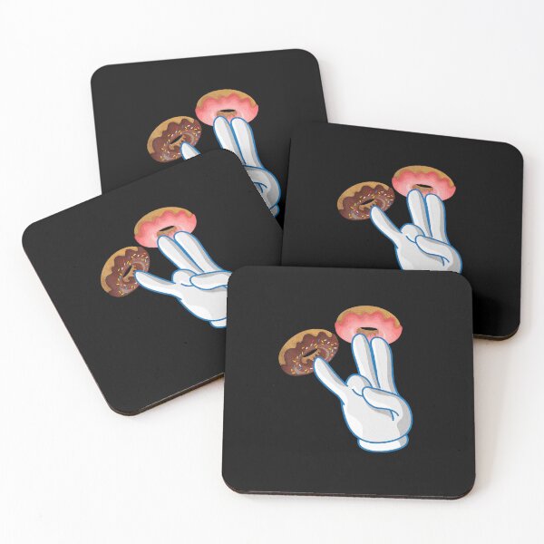 Item preview, Donut Hand Sign Retro Pop Art designed and sold by bonizem.