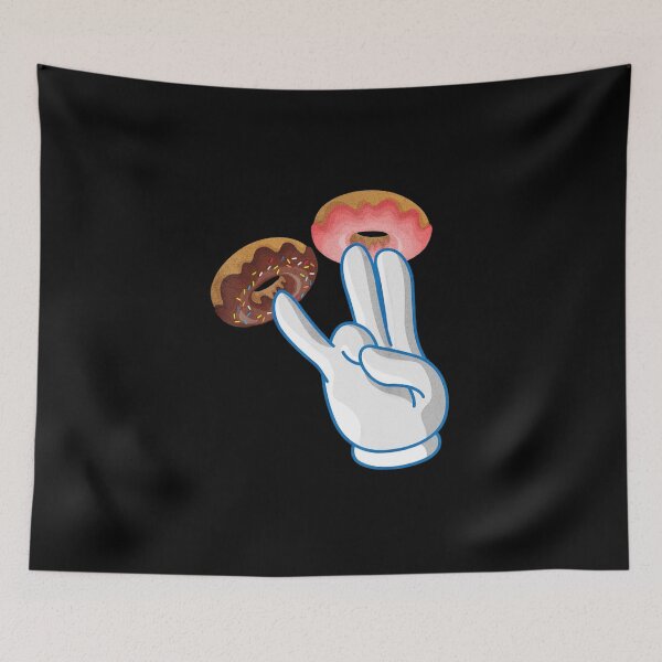 Item preview, Donut Hand Sign Retro Pop Art designed and sold by bonizem.