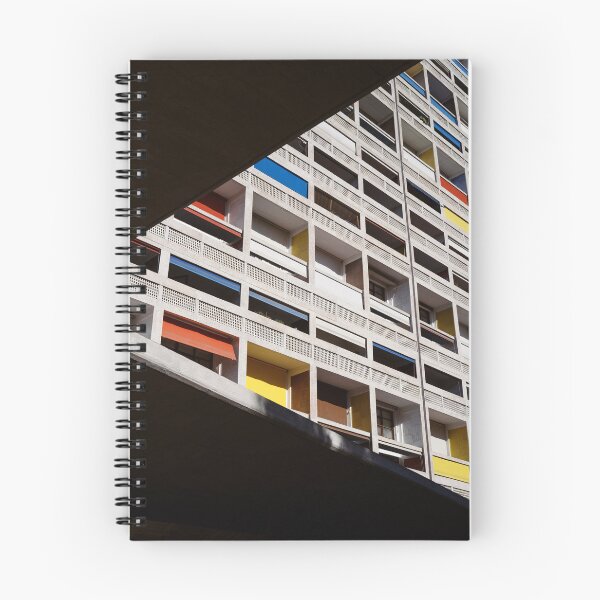 Item preview, Colorful Balcony Facade | Modernist Architecture Print designed and sold by danmanYEAH.