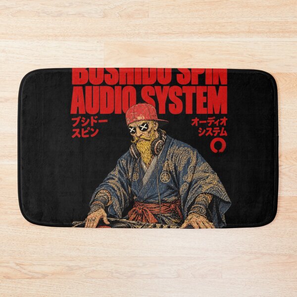 Item preview, Bushido Spin Audio System Human Samurai DJ - Bearded Samurai DJ Art designed and sold by BRTHRCNK01.