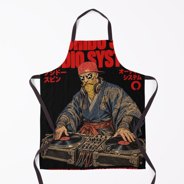 Item preview, Bushido Spin Audio System Human Samurai DJ - Bearded Samurai DJ Art designed and sold by BRTHRCNK01.