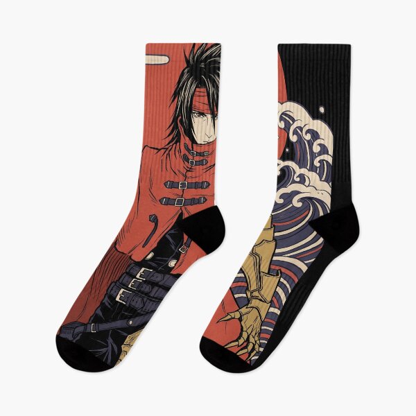 Item preview, Vincent Valentine Final Fantasy VII Ukiyo-e Anime Gaming Streetwear Tee designed and sold by Senpaiwaves.