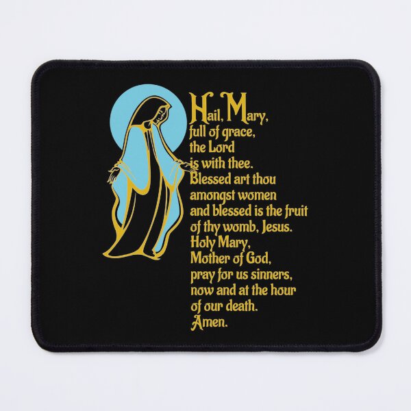Item preview, Hail Mary Full of Grace Our Blessed Mother Mary Rosary designed and sold by geronkagogo.