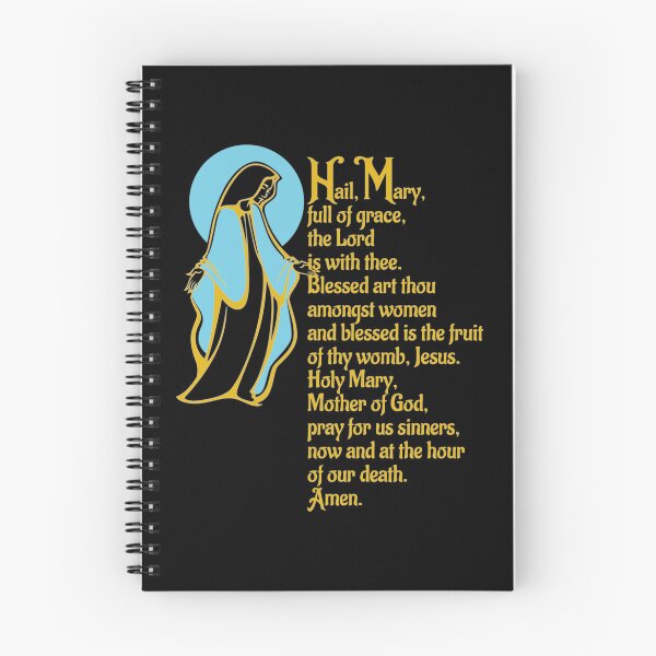 Item preview, Hail Mary Full of Grace Our Blessed Mother Mary Rosary designed and sold by geronkagogo.