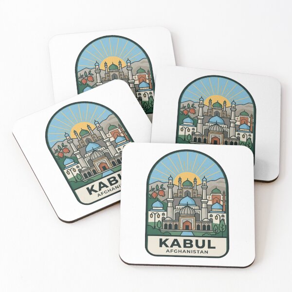 Item preview, Unique Kabul Afghanistan Travel Badge, Vintage Islamic Architecture Landmark Emblem designed and sold by raedattia.