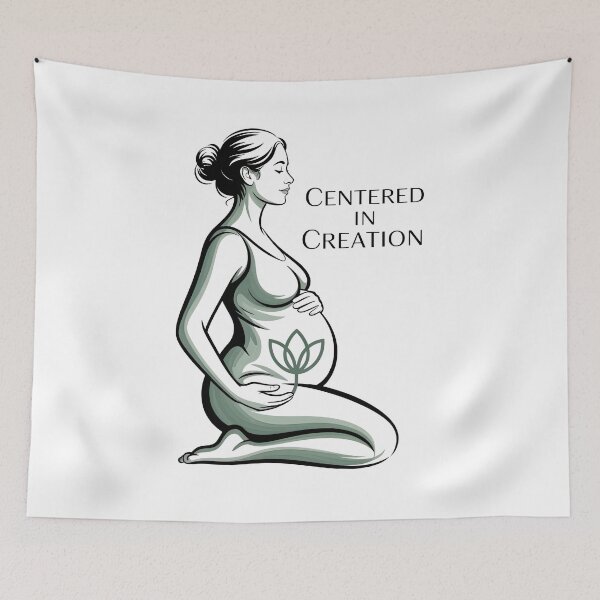 Item preview, Centered In Creation Green Lotus Detailed Piece designed and sold by 108stillness.
