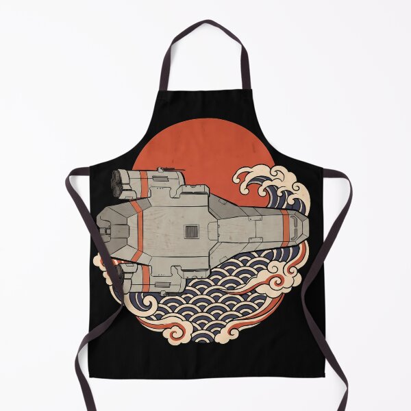 Item preview, A Kestrel Cruiser FTL Faster Than Light Ukiyo-e Gamer Graphic Tee designed and sold by Senpaiwaves.
