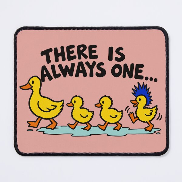 Item preview, Black Sheep of the Family Punk Duckling designed and sold by NuretroStudio.
