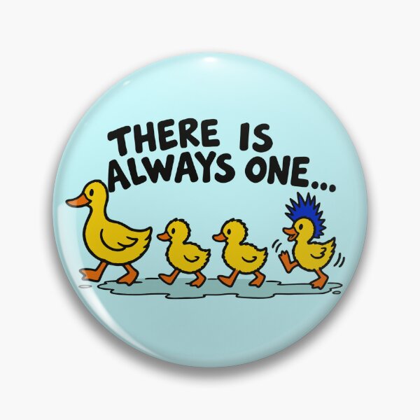 Item preview, Black Sheep of the Family Punk Duckling designed and sold by NuretroStudio.