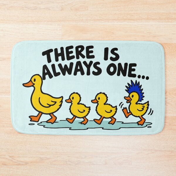 Item preview, Black Sheep of the Family Punk Duckling designed and sold by NuretroStudio.