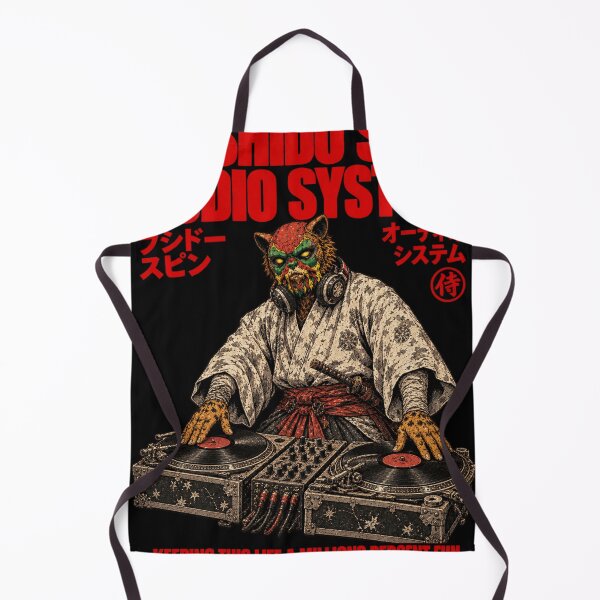 Item preview, Bushido Spin Audio System Leopard Samurai DJ - Bushido Cat DJ Art designed and sold by BRTHRCNK01.