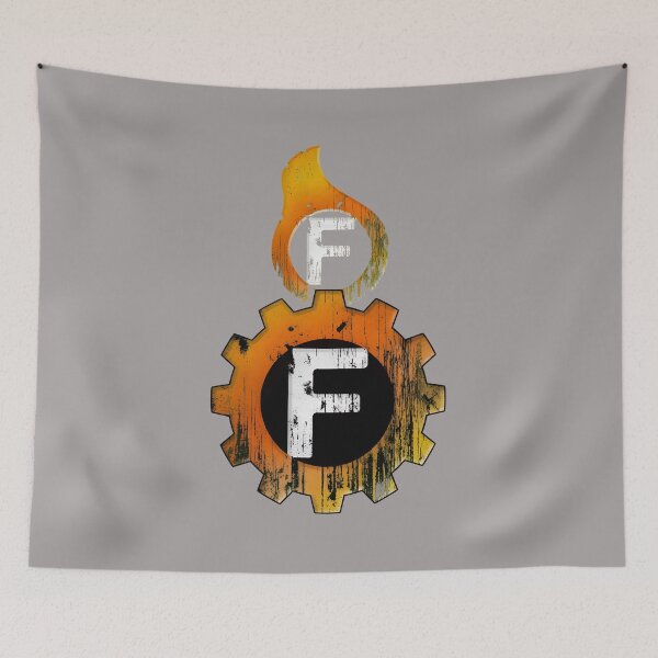 Item preview, Distressed F Flame Icon Grunge Gaming-3 designed and sold by MaximiliKaas.