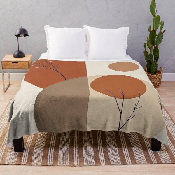 Item preview, Terracotta Botanical Abstract - Minimalist Scandinavian designed and sold by nhk999.