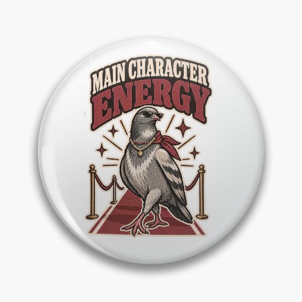 Item preview, Main Character Energy Pigeon – Funny Ironic Red Carpet designed and sold by SimonasPeace.
