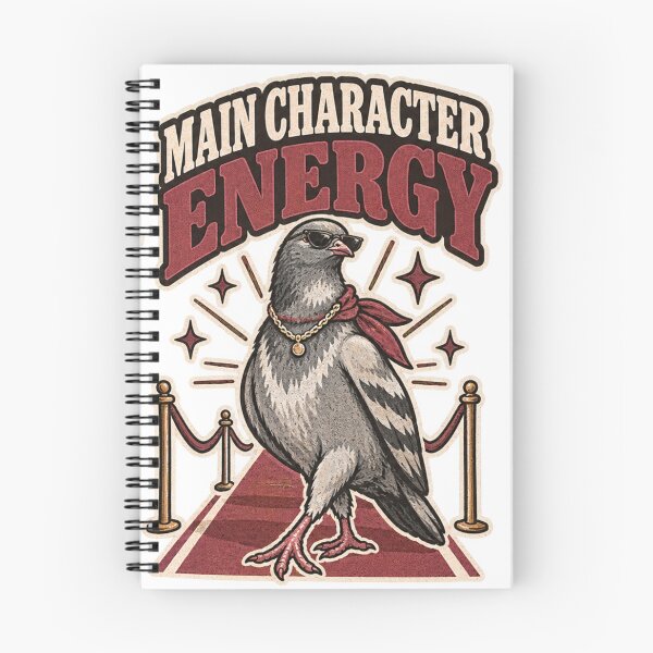 Item preview, Main Character Energy Pigeon – Funny Ironic Red Carpet designed and sold by SimonasPeace.