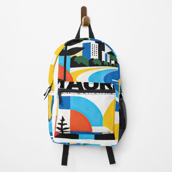 Item preview, Colorful geometric travel poster depicting Tauranga, New Zealand designed and sold by ckybe.