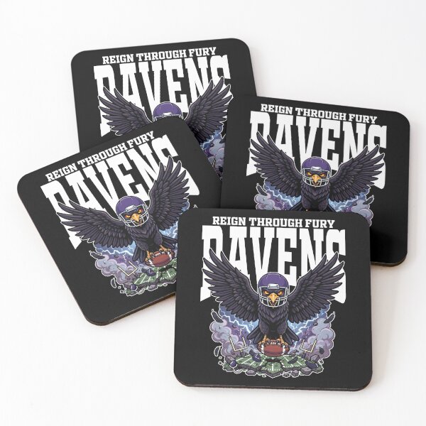 Item preview, RAVENS REIGN THROUGH FURY - BAL RAVENS designed and sold by KEF Custom.
