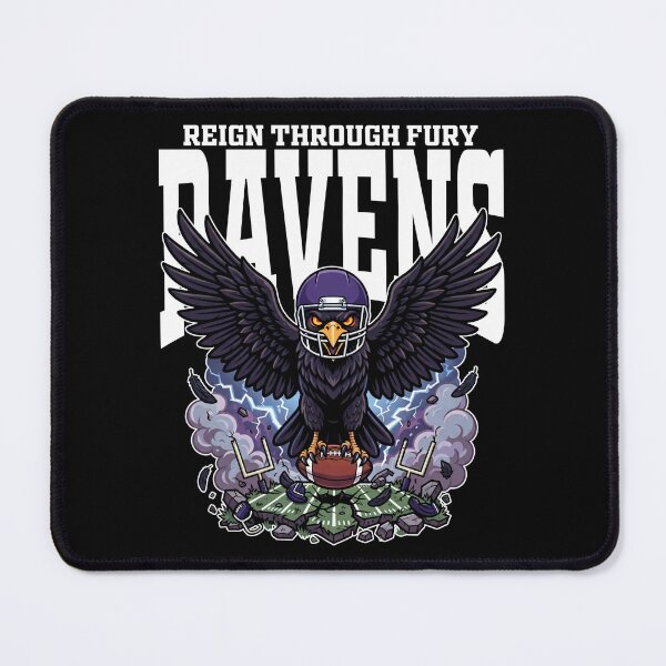 Item preview, RAVENS REIGN THROUGH FURY - BAL RAVENS designed and sold by KEF Custom.