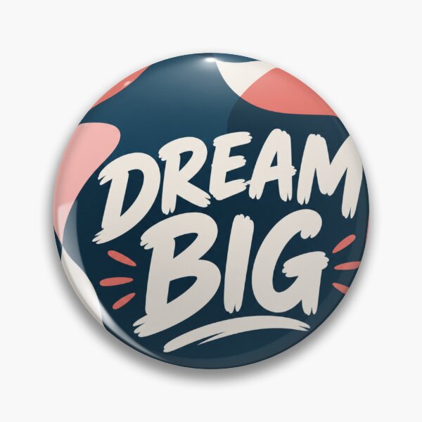 Item preview, Dream Big Abstract Organic Shapes Typography Graphic designed and sold by ShivCraftStudio.