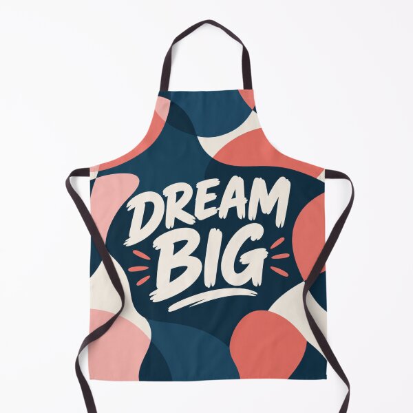 Item preview, Dream Big Abstract Organic Shapes Typography Graphic designed and sold by ShivCraftStudio.