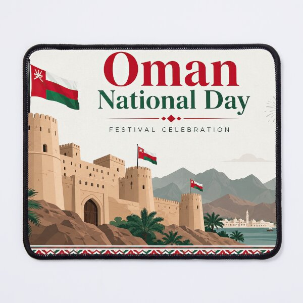 Item preview, Oman National Day festival celebration illustration featuring hi designed and sold by ckybe.