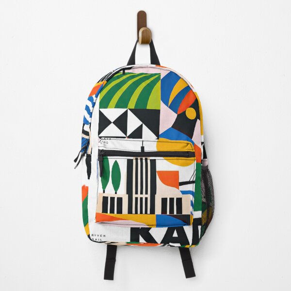 Item preview, Colorful geometric poster celebrating Kaduna, Nigeria, with styl designed and sold by ckybe.