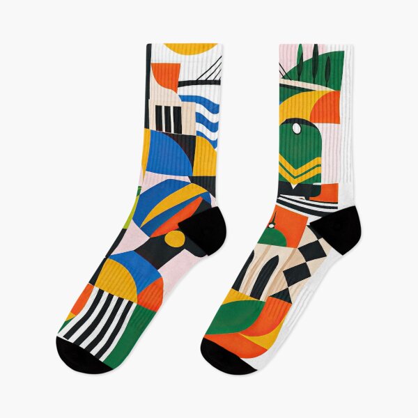 Item preview, Colorful geometric poster celebrating Kaduna, Nigeria, with styl designed and sold by ckybe.