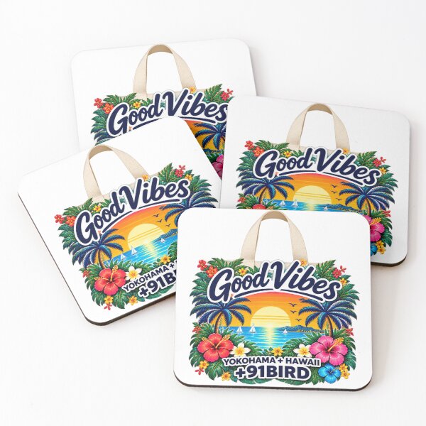 Item preview, Yokohama Meets Hawaii – Good Vibes Tropical Life | +91BIRD designed and sold by Plus91BIRD.
