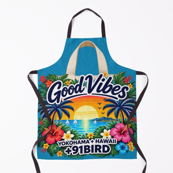 Item preview, Yokohama Meets Hawaii – Good Vibes Tropical Life | +91BIRD designed and sold by Plus91BIRD.