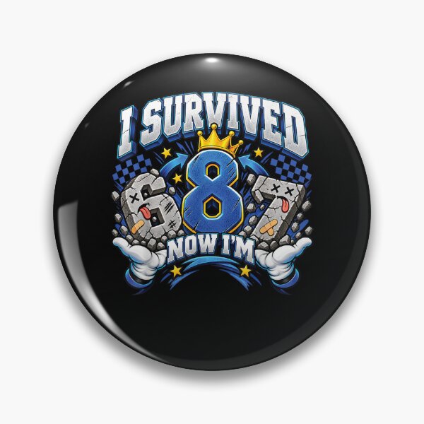 Item preview, I Survived 6 7 Now Im 8 Year Old Funny 8th Birthday Boys  designed and sold by ArtByimamS.