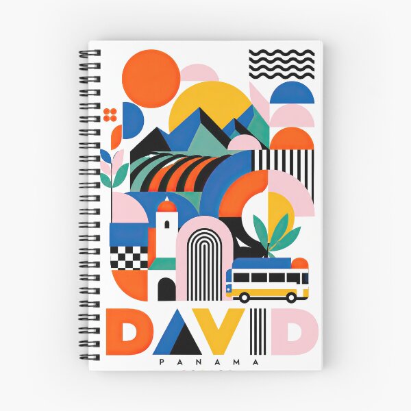 Item preview, Colorful geometric Panama travel poster featuring abstract mount designed and sold by ckybe.