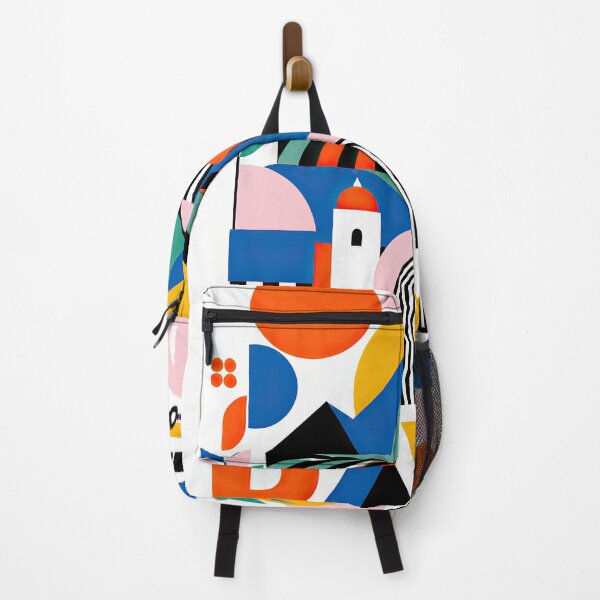 Item preview, Colorful geometric Panama travel poster featuring abstract mount designed and sold by ckybe.