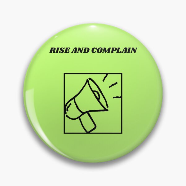 Item preview, Rise And Complain Funny Sarcastic Anti Motivational Quote designed and sold by DontCareClub.