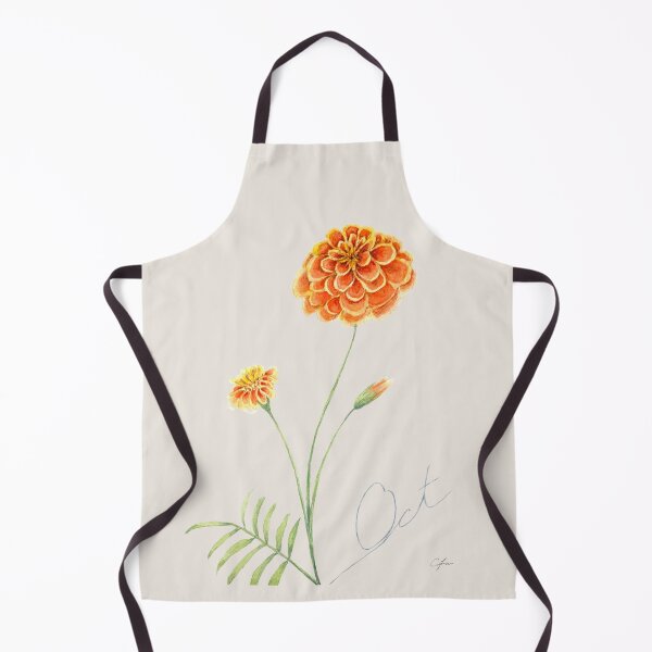 Item preview, Autumn - October Watercolor Flower 2.0 - Marigold: Devotion designed and sold by MiniRadiance.