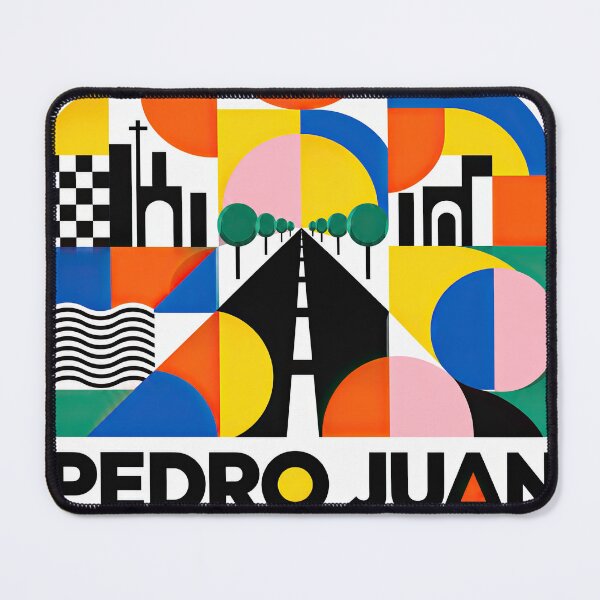 Item preview, Colorful geometric poster featuring abstract architecture, trees designed and sold by ckybe.
