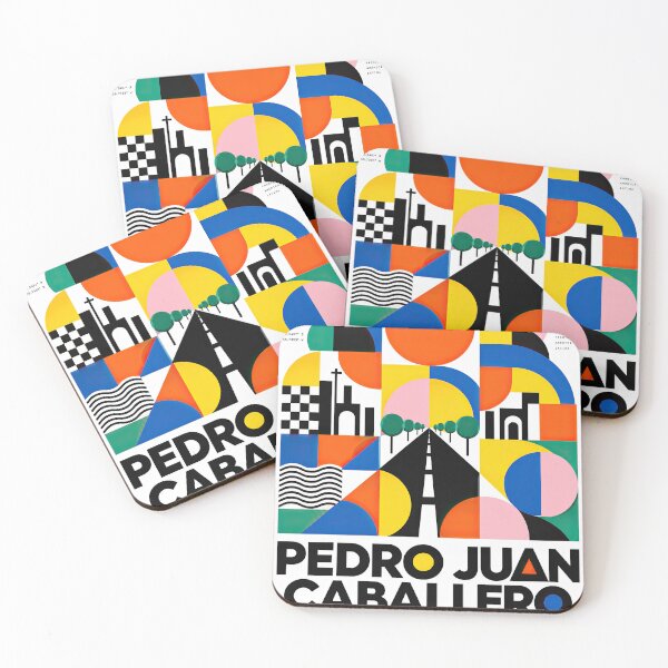 Item preview, Colorful geometric poster featuring abstract architecture, trees designed and sold by ckybe.
