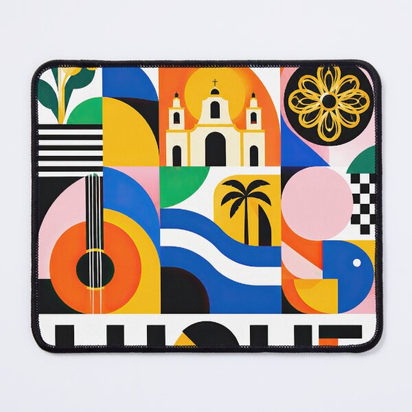 Item preview, Colorful geometric poster celebrating Paraguay with national cul designed and sold by ckybe.