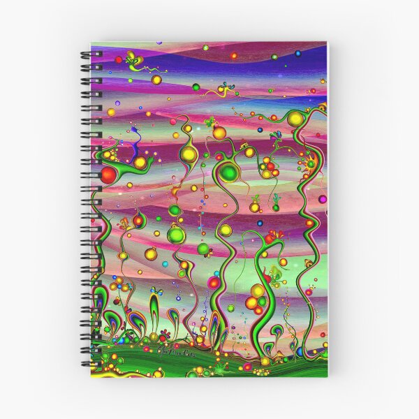 Artikelvorschau, Psychedelischer Alienwald | Strange World Journal entworfen und verkauft von Ofir mor.