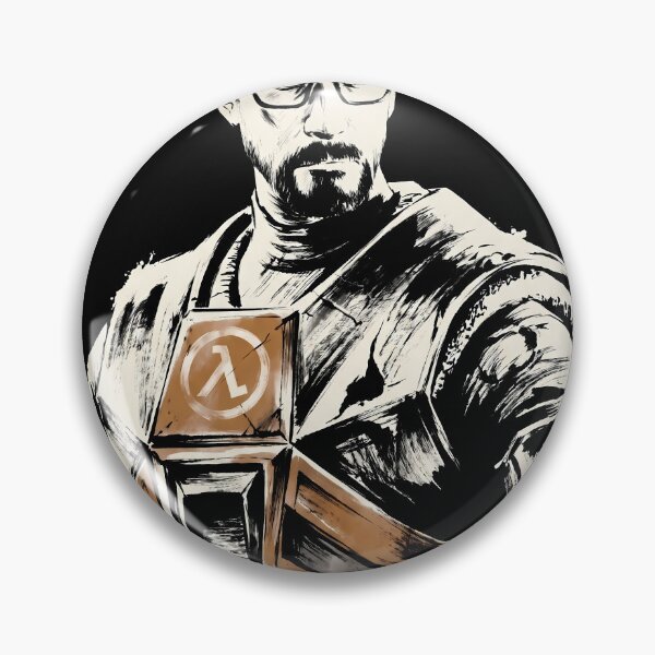 Artikelvorschau, Gordon Freeman Half-Life Sumi-e Gaming Grafik-T-Shirt entworfen und verkauft von Senpaiwaves.