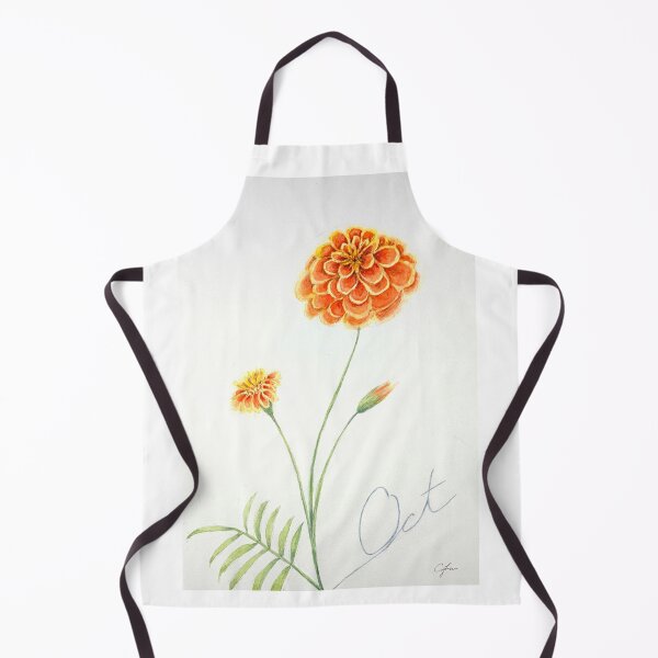 Item preview, Autumn - October Watercolor Flower 2.0 - Marigold: Devotion designed and sold by MiniRadiance.
