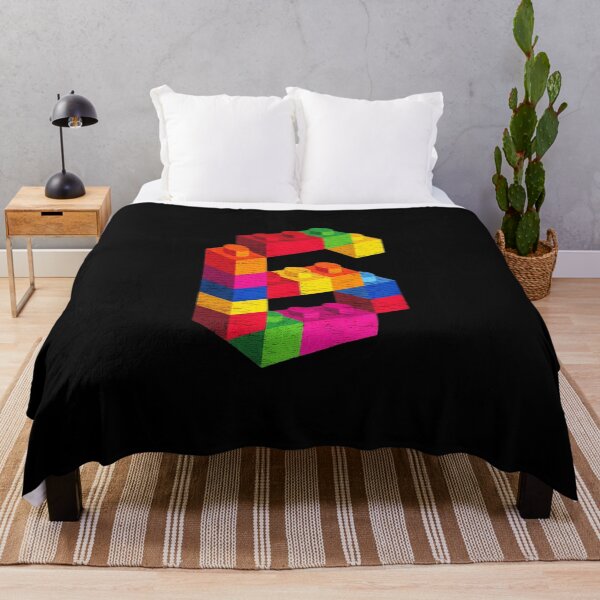 Item preview, Building Blocks Number Six Colorful Brick Art designed and sold by bonizem.