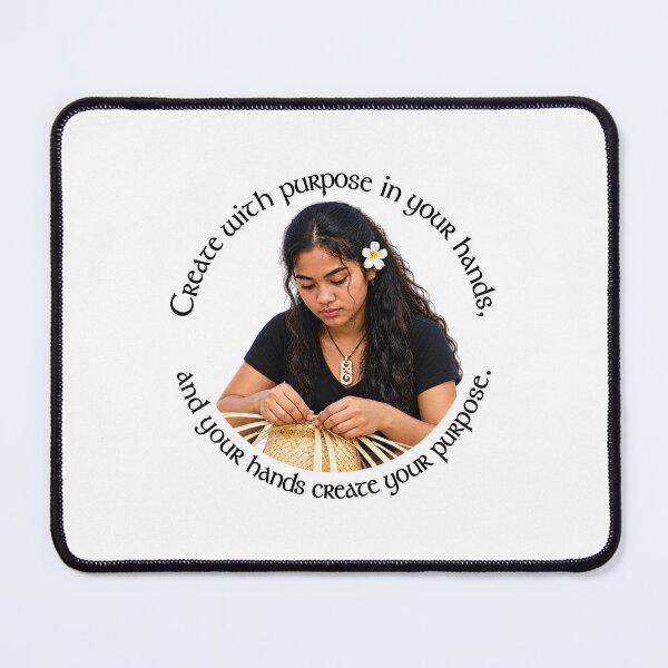 Item preview, Polynesian Purpose Proverb - Create with purpose in your hands | Pacific Art designed and sold by ShakaLife.org.