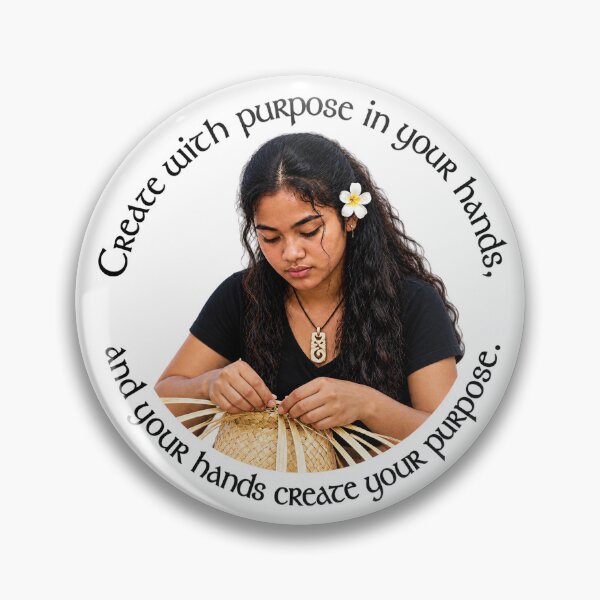 Item preview, Polynesian Purpose Proverb - Create with purpose in your hands | Pacific Art designed and sold by ShakaLife.org.