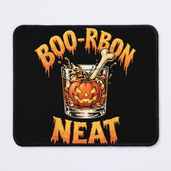 Item preview, Boo-rbon, Neat Funny Halloween Cocktail Bar Spooky Drinking designed and sold by leevekaArt.