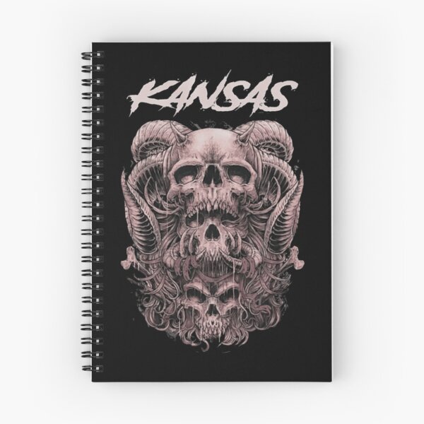 Item preview, Kansas Progressive Rock Ornate Gothic Skull Art designed and sold by JuniorGoyett.