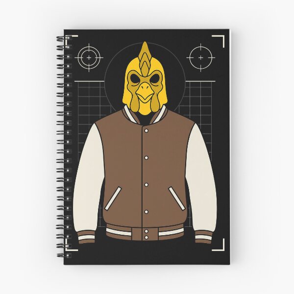 Item preview, Jacket in the Rooster Mask Hotline Miami Techwear Video Game Anime Shirt designed and sold by Senpaiwaves.