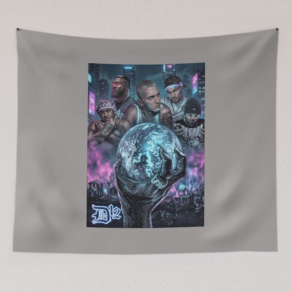 Item preview, D12 World Collage Gritty Portrait Art-74 designed and sold by FranciscaMoren.