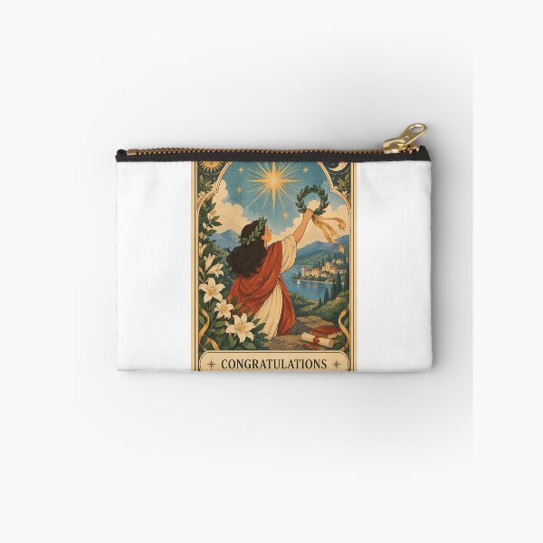 Item preview, Congratulations Laurel Victory with Mountain Lake, Academic Achievement and New Beginnings Tarot designed and sold by Aryabek.