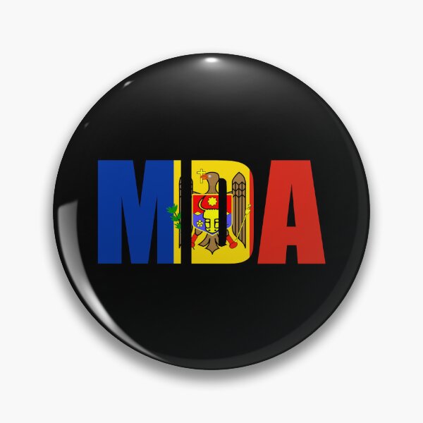 Item preview, Moldova Flag Initials MD designed and sold by shitpostee.