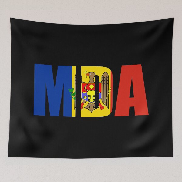 Item preview, Moldova Flag Initials MD designed and sold by shitpostee.